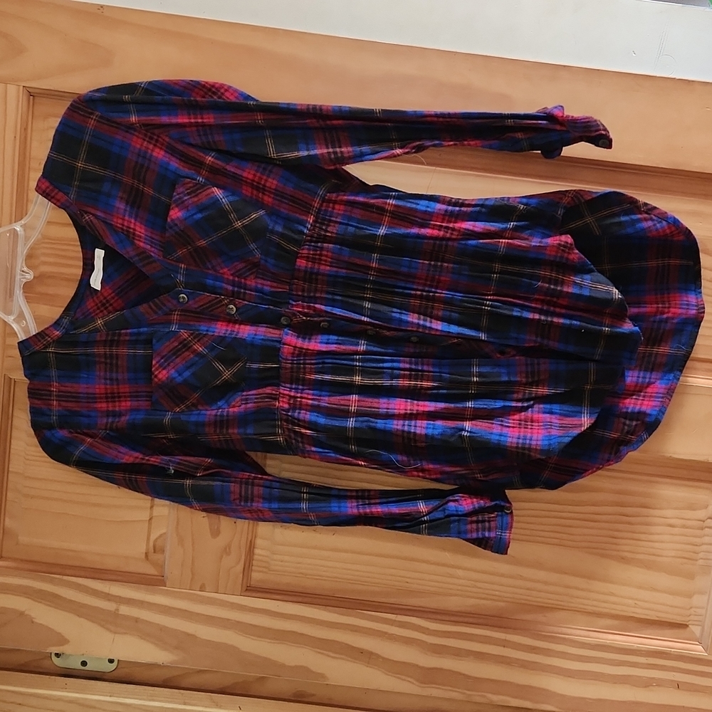 Maurices plaid Top